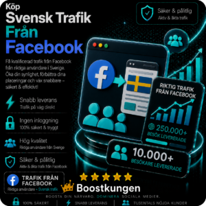 Köp svensk trafik fran Facebook
