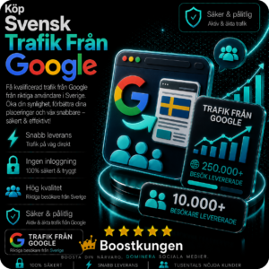 Köp svensk trafik fran google