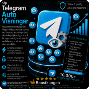 Köp Telegram Auto Visningar