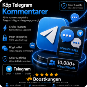 Köp Telegram Kommentarer
