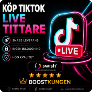 Köp TikTok Live Tittare