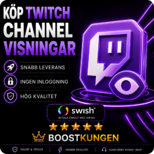Köp Twitch Channel Visningar