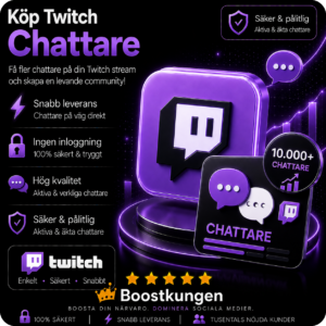 Köp Twitch Chattare