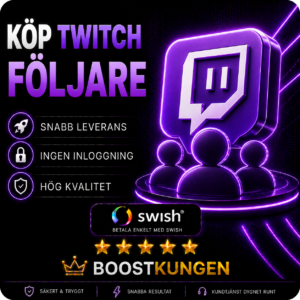 Köp Twitch Följare
