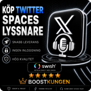 Köp Twitter Spaces Lyssnare