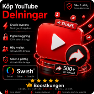 Köp YouTube Delningar