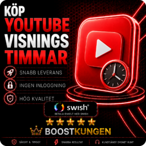Köp Youtube Visnings Timmar